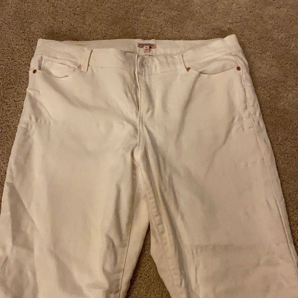 white jeans
